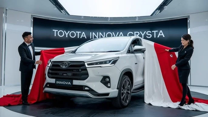 : Toyota Innova Crysta 2025, Toyota Innova 2025, 7-seater MPV, fuel efficient MPV, 39 KM/L mileage car, budget family car, MPV under 3 lakh, Toyota Crysta features, best 7-seater car India, low price MPV, Toyota hybrid car, family car 2025, Innova Crysta EMI